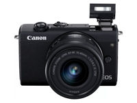 DC Canon EOS M200, Black & EF-M 15-45mm f/3.5-6.3 IS STM KIT (Streaming Kit)