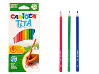 Set creioane colorate 12buc Carioca Tita