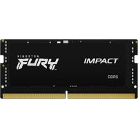 16GB DDR5-5600MHz SODIMM Kingston FURY Impact (KF556S40IB-16), CL40, 1.1V, Intel XMP 3.0, Black