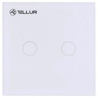 Выключатель электрический Tellur TLL331051, WiFi, 2 ports, 1800W, 10A