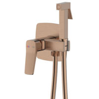 Baterie pentru bideu kfa armatura Malaga встраиваемый в стену, PVD розовое золото (124009)