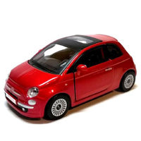 Машина Bburago 18-43100 Die-Cast 1:32 Fiat 500, rosie