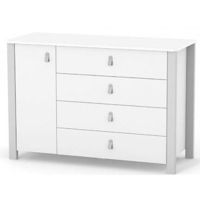 Комод-пеленатор Veres 35.2.351.2.17 Монако 1200 бело-серый