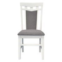 Стул Evelin di Costacurta Deepa R White (Обивка- NV-10 WP grey)