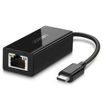 Переходник для IT Ugreen 50307 Adapter Type-C 3.1 to RJ45 Gigabit Ethernet US236, Black