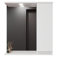 Oglindă baie Bayro Studio 600x750 правый белый мат