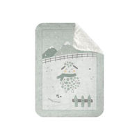 Аксессуар для пеленания Kikka Boo 31103020148 Paturica super moale Sherpa Sleepy Sheep, 110/140 cm