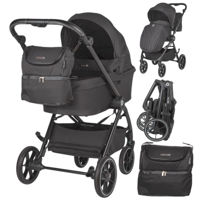 Сărucior pentru copii Coccolle 2in1 Serry Jet black
