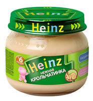 Пюре Heinz нежная крольчатинка 80 г с 6 мес+