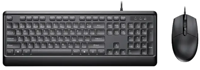 Set Tastatură + Mouse Sohoo KM102, Cu fir, Negru