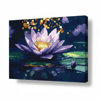 Картина по номерам Ideyka KHO3296 30x40cm Eco, Crin magic cu vopsele metalic extra