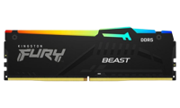 32GB DDR5-5200MHz  Kingston FURY Beast RGB (Kit of 2x16GB) (KF552C40BBAK2-32), CL40-40-40, 1.25V,Blk