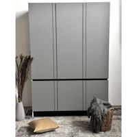 Шкаф Fabrik Home Basic 1400 16 мм белый\серая мышка