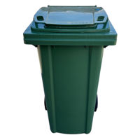 Урна для мусора Uniplast 37198 Cos pentru transportarea deseurilor 120 L pe roti (verde) HE