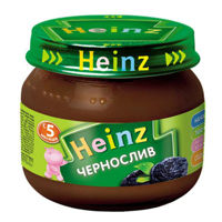 Heinz пюре чернослив с пребиотиками 5+мес. 80г
