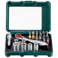 Набор головок, бит, насадок Metabo 626701000 Set capete 26buc + clichet
