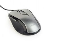 Mouse Gembird MUS-6B-01, Optical, 800-1600 dpi, 6 buttons, Ambidextrous, Black, USB