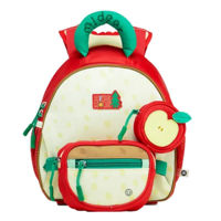 Rucsac pentru copii Mideer MD2295 Măr roșu 3în1, mărimea S