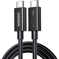 Cablu telefon mobil Ugreen 30389 Type-C to Type-C Thunderbolt 4, 40Gbps, 0.8m | US501, Black