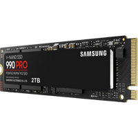 .M.2 NVMe SSD 2.0TB Samsung 990 PRO [PCIe 4.0 x4, R/W:7450/6900MB/s, 1400K/1550K IOPS, 600TB, 3DTLC]