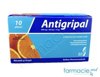 Antigripal cu gust de portocala pulb./sol.orala 500 mg/60 mg/ 4 mg N10 (Balkan)~