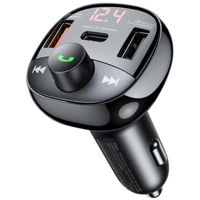 MP3 FM модулятор Remax RCC331 54W PD+QC Black