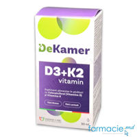 Dekamer D3+K2 (2000 ui+75mcg) 1+ picaturi 30ml Human Care