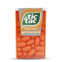 Drajeuri "Tic Tac Orange", 18 g