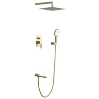Душевая панель Gappo G7117-3 Satin GOLD (set incorporabil)