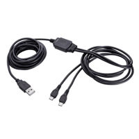 Аксессуар для игровых приставок Trust GXT222 Duo Charge cable PS4