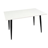 Стол Evelin di Costacurta DT-405-3B, 130х80см, Каркас/Опоры: Металл Черный