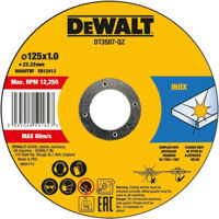Набор головок, бит, насадок DeWalt DT3507 set de 10 discuri abrazive p/u taiat metal/inox 125x1x22.23mm