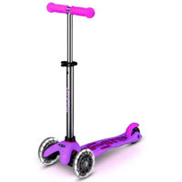 Самокат Micro MMD217 Mini Deluxe Glow LED Frosty Pink