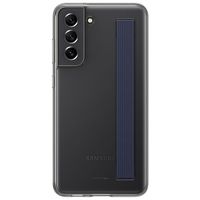 Husă pentru smartphone Samsung EF-XG990 Clear Strap Cover Dark Gray