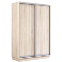 Dulap Mobildor-Lux Fox uși glisante din PAL (130x60x220H cm) Sonoma