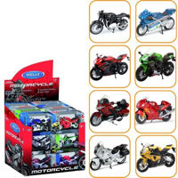 Машина Welly 19660-24PWD(23A) Motociclete metalice de colecție 1:18 Welly , 8 modele