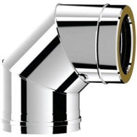 Дымоход miscellaneous Колено нержавеющая сталь изолированное 90° d.150-200
