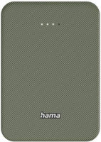 Аккумулятор внешний USB (Powerbank) Hama 201713 Colour 10 Power Pack, 10000 mAh, 2 Outputs: USB-C, USB-A, green