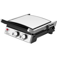 Гриль-барбекю электрический ECG Duo Grill & Waffle KG 2033 Inox/Black