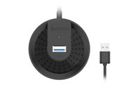 USB 3.0 Hub 4-port A4tech "HUB-30C", Cable 100cm, Micro USB Power Input Port, USB Type-C