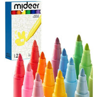 Set de creație Mideer MD3388 Set de markere acrilice, 12 culori