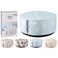Mobilier pentru grădină H&S 55279 Puf gonflabil, D55cm, H25cm, poliester, 3 desene