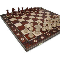 Настольная игра miscellaneous 6106 Sah din lemn 42 cm Dax Senator 1.70 kg, king 8,5 cm (CH125)