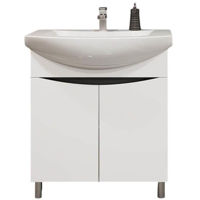 Dulap pentru lavoar Bayro Elara Duo Zenon 750 Alb Mat