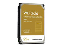 3.5" HDD 22.0TB-SATA-512MB Western Digital "Gold (WD221KRYZ)", Enterprise, CMR, 7200rpm, 2.5M (MTBF)