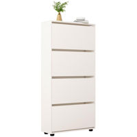 Raft pentru încălțăminte Mobildor-Lux Leo 60x27x164H cm White