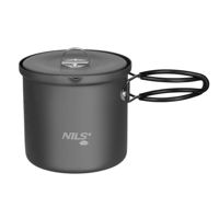 Посуда походная Nils NC4202 Oală de călătorie din aluminiu cu capac 1000ml