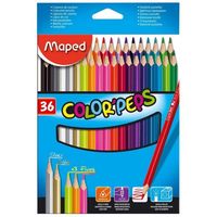 Creioane colorate MAPED Star, 36 culori