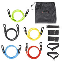 Эспандер HMS 3738 Expander SET (5 tube+manere+curele+husa) (17-35-035)