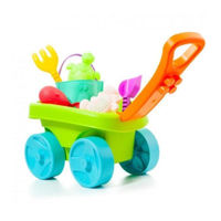 Игрушка для песочницы Molto 24505 Тележка с игрушками для песка